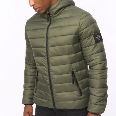 VESTE DOUDOUNE CROSSHATCH HOMME OLIVE